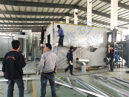 機械回收噴砂房